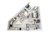 1 Bedroom 1 Bathroom Floor Plan 1 Bedroom 1 Bathroom Floor Plan at Windsor at Pembroke Gardens, Pembroke Pines, Florida